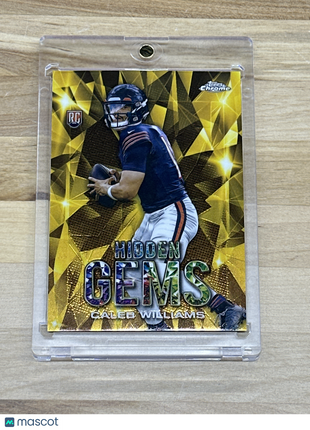 2024 Topps Chrome Caleb Williams Hidden Gems RC Bears SSP Case Hit Sapphire