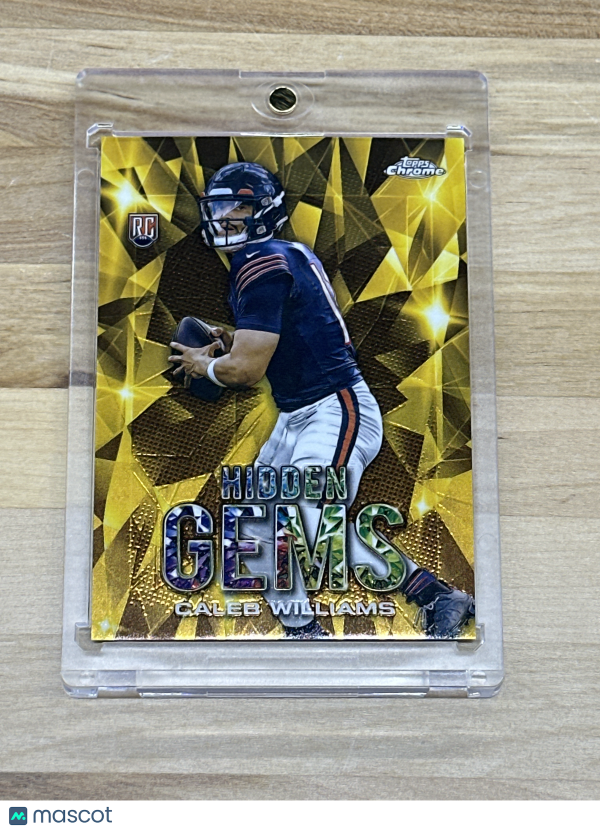 2024 Topps Chrome Caleb Williams Hidden Gems RC Bears SSP Case Hit Sapphire