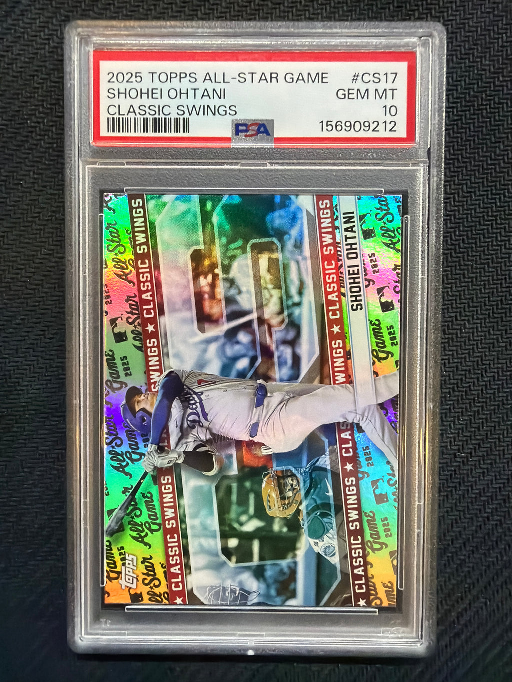 2025 Topps All-Star Game Shohei Ohtani Classic Swings #CS17 PSA 10 Dodgers