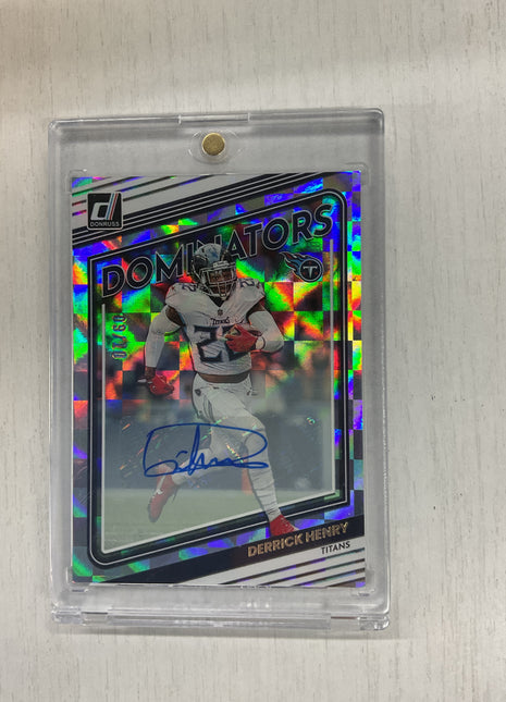 2022 Donruss Derrick Henry Dominators Auto /10