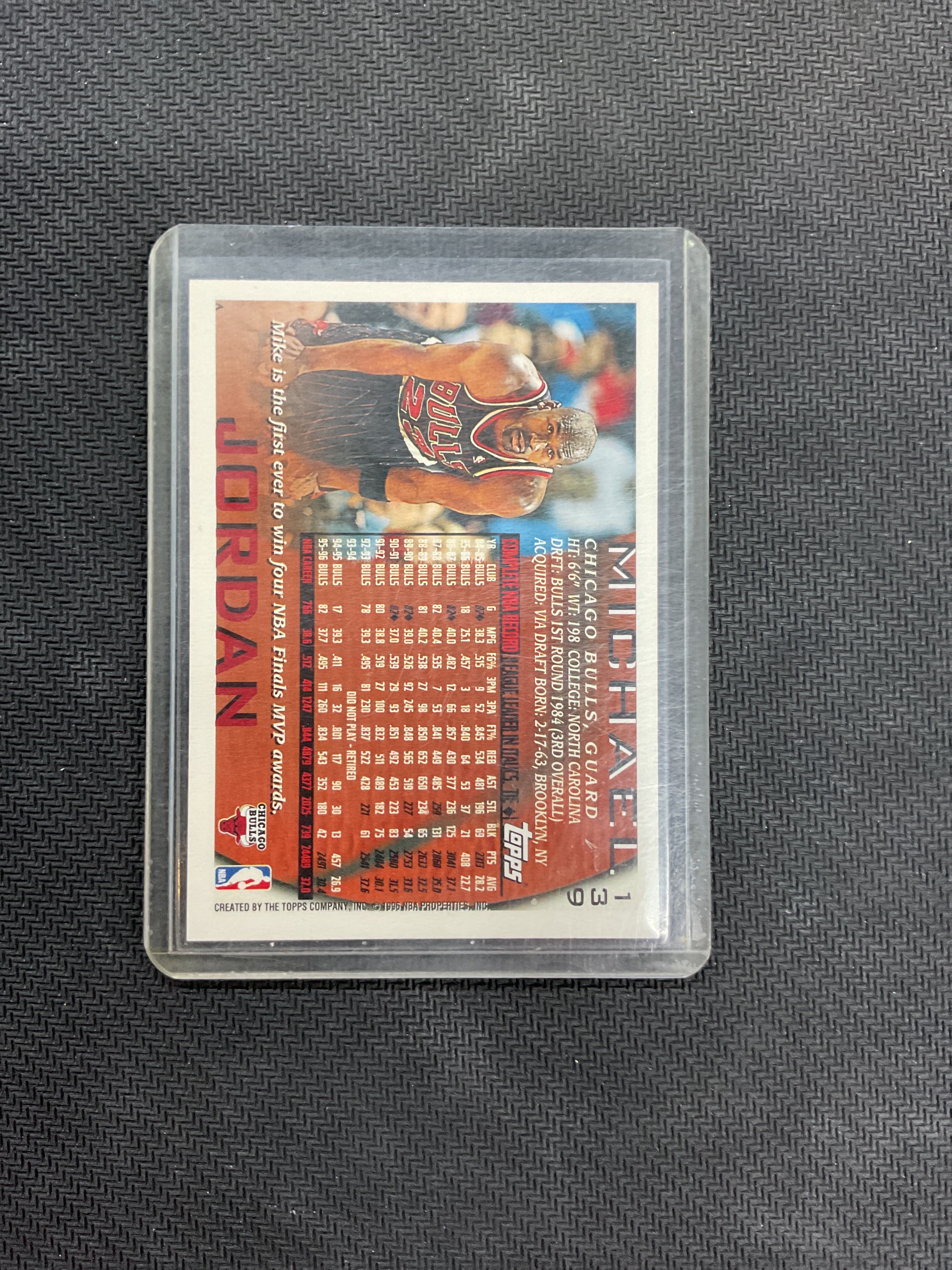 1996-97 Topps Michael Jordan #139 Bulls