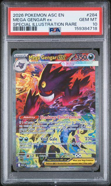 2026 Ascended Heroes Mega Gengar ex 284 PSA 10 718