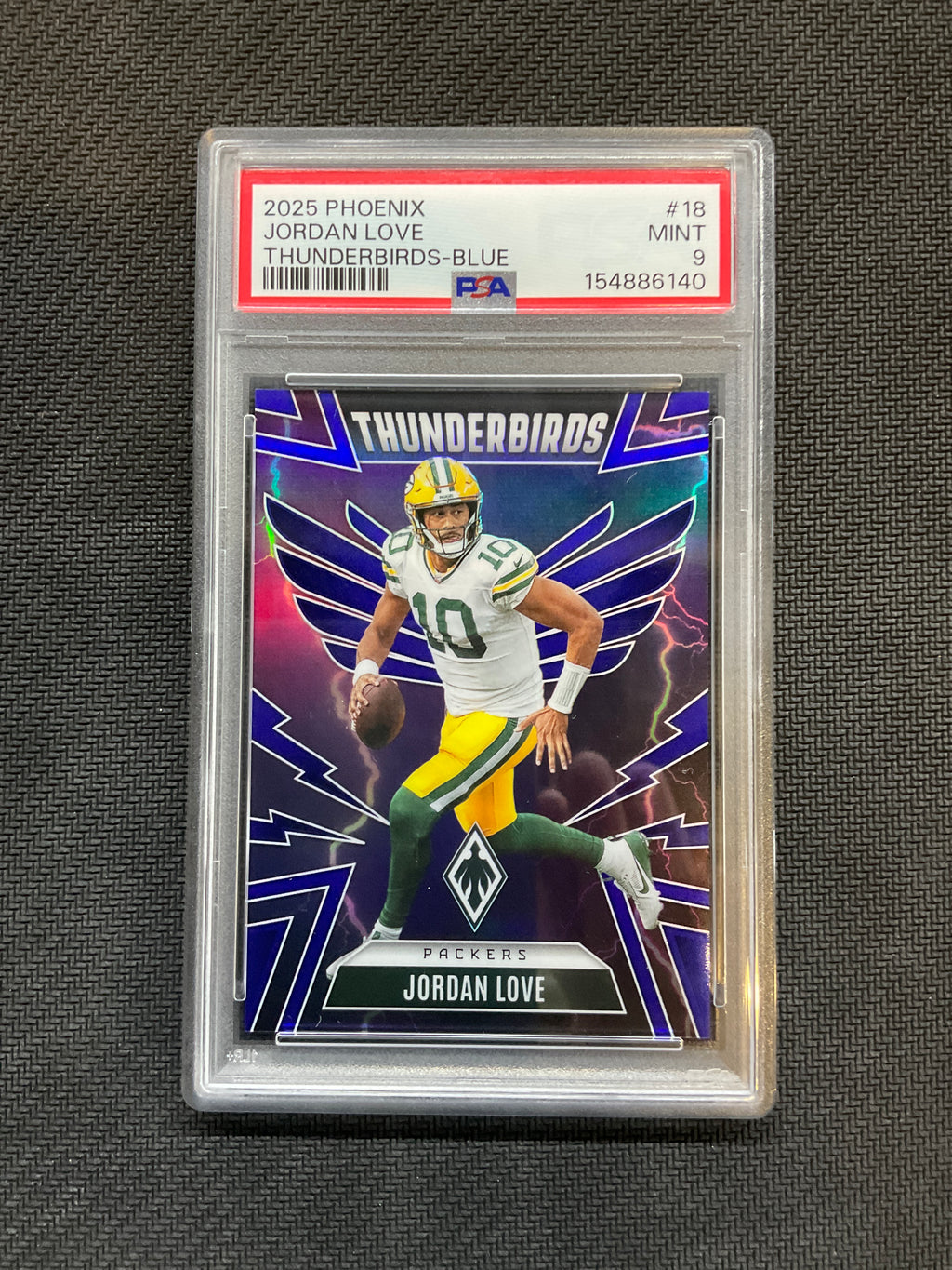 2025 Phoenix Jordan Love Thunderbirds Blue /199 PSA 9