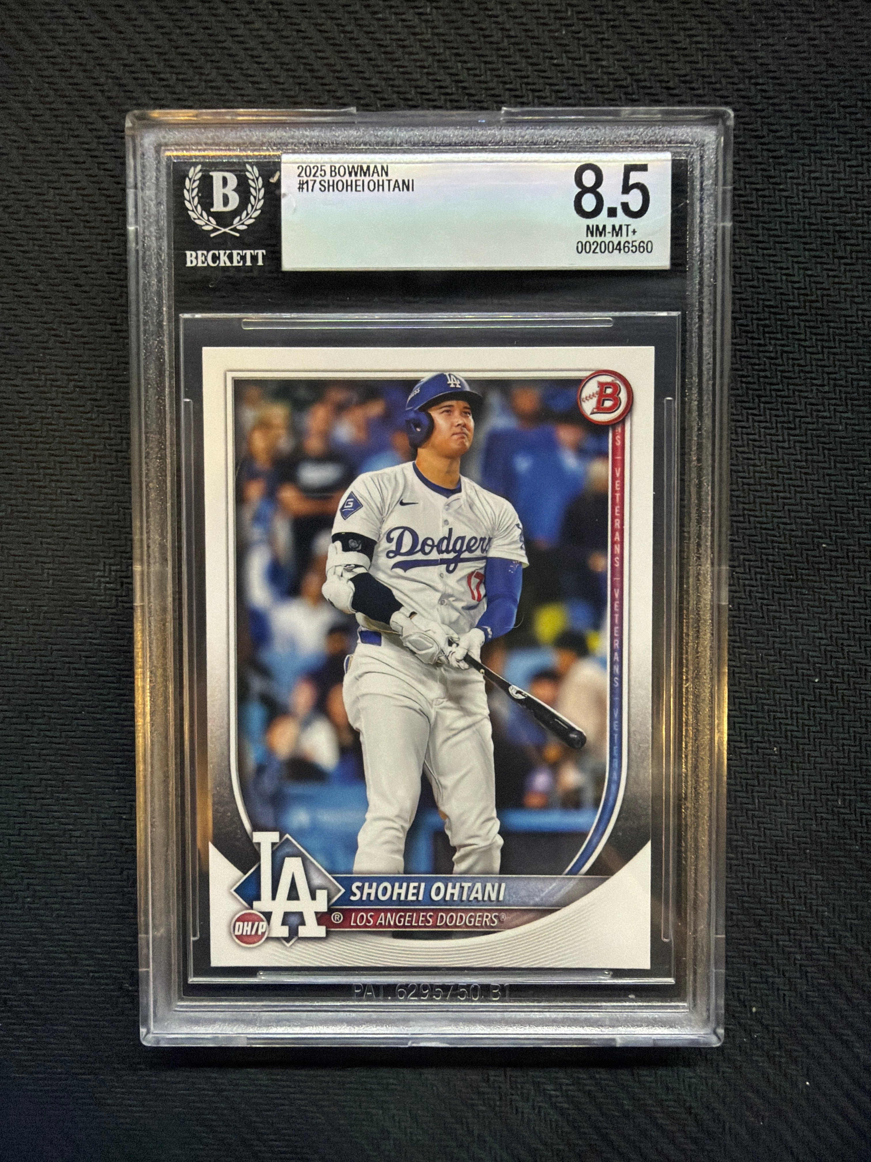 2025 Bowman Shohei Ohtani BGS 8.5 Dodgers