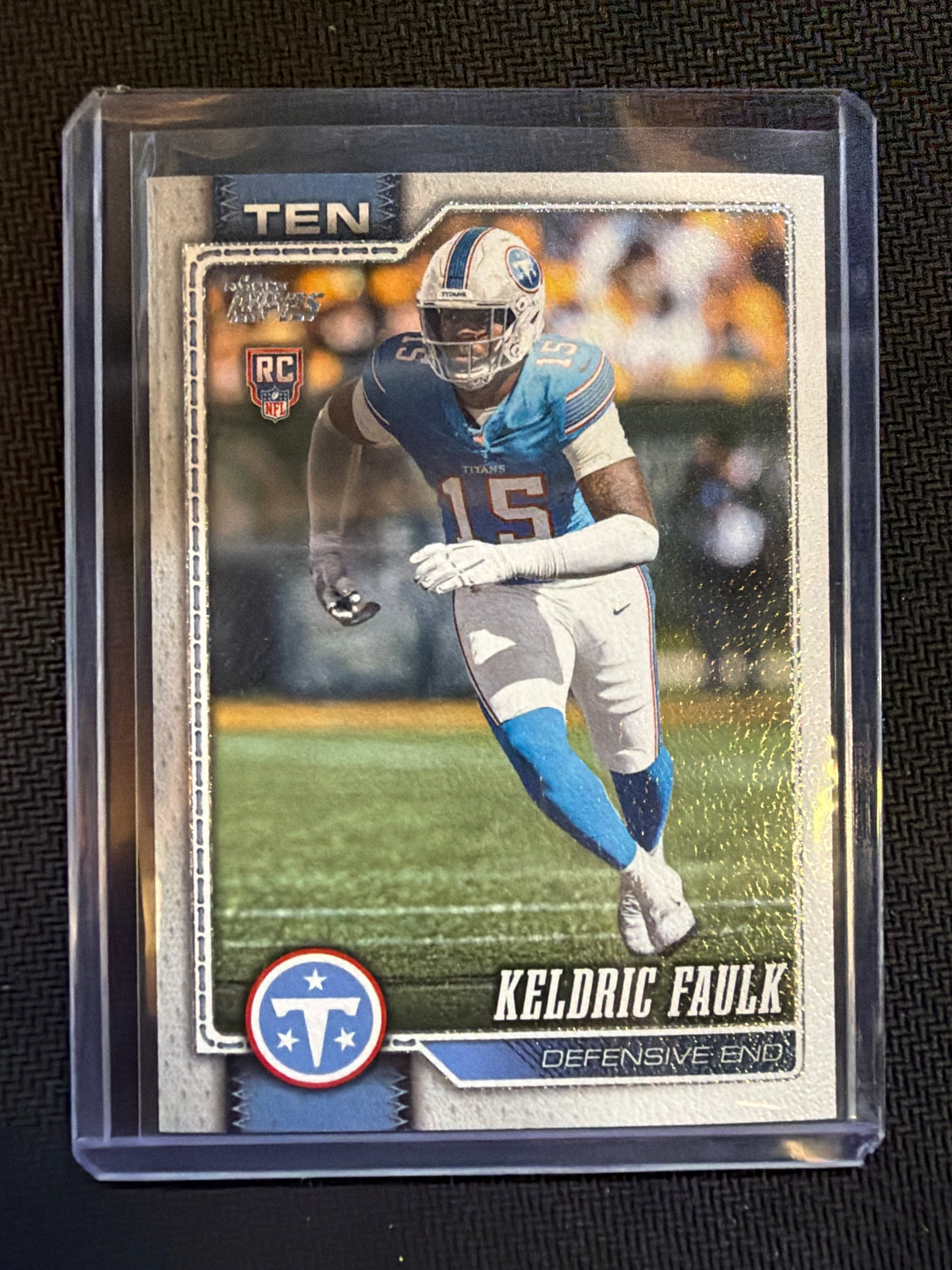 2026 Topps Flagship Keldric Faulk Canvas /50 #344 Rookie