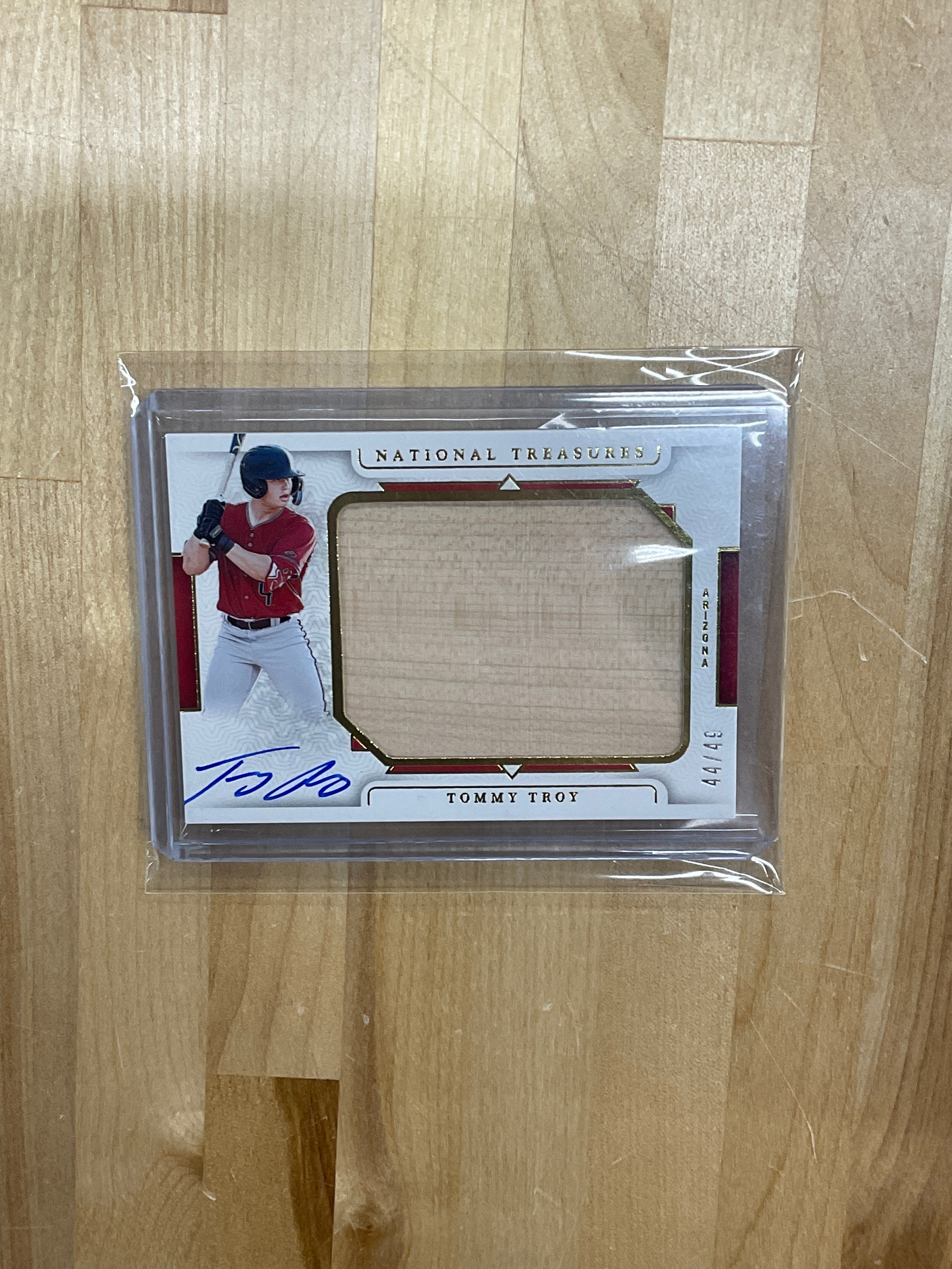 2024 National Treasures Tommy Troy Patch Auto /49 Lumber