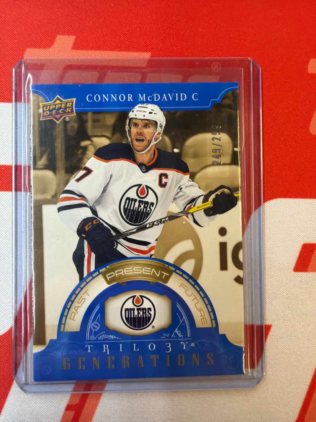2022-23 Upper Deck Trilo3y Generations Connor Mcdavid /299