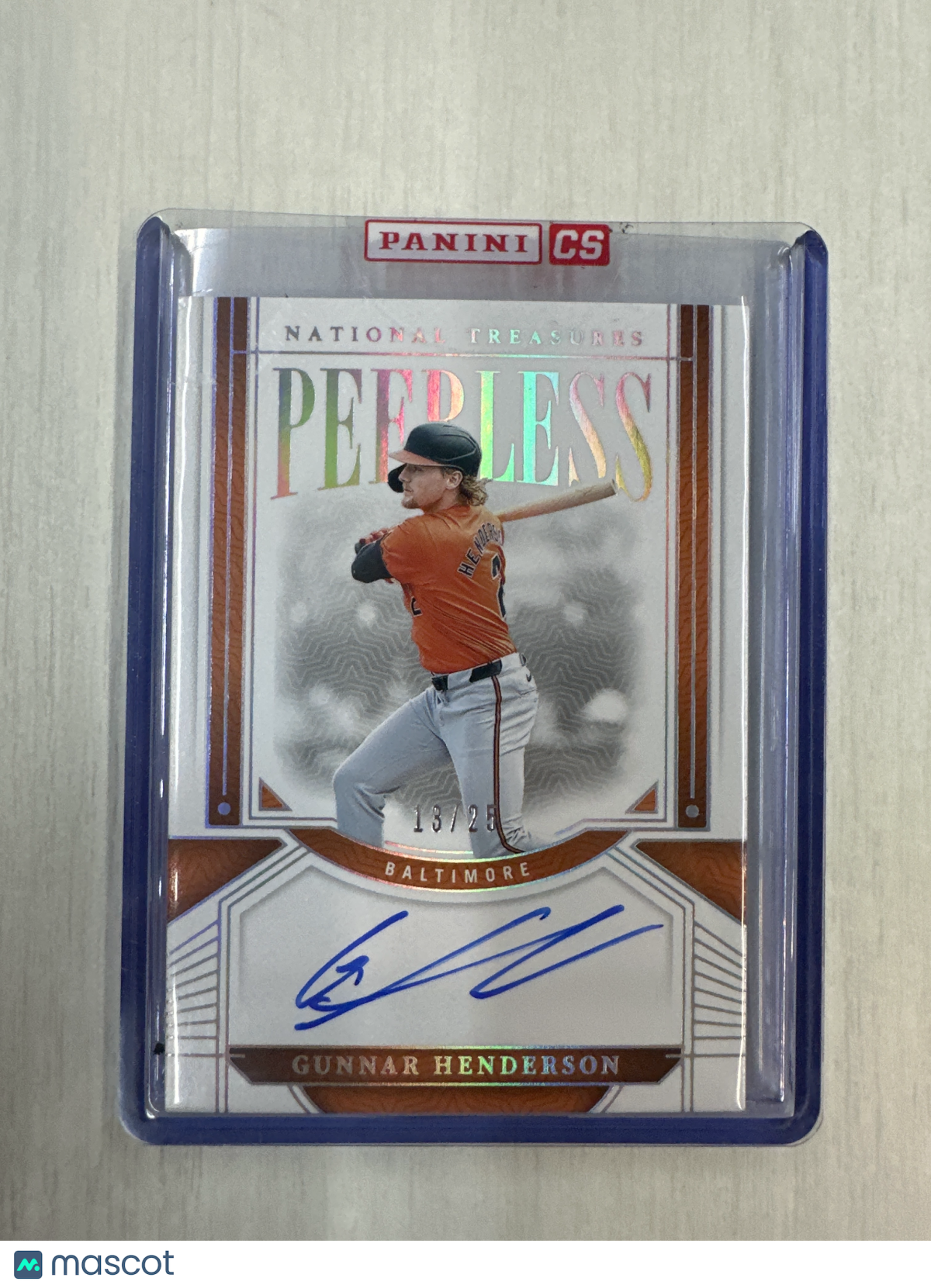 2024 National Treasures Gunnar Henderson Peerless Auto /25