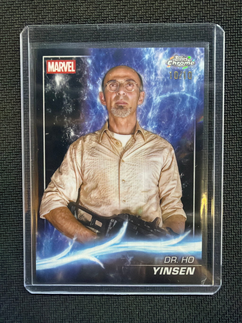 2025 Topps Chrome Sapphire Marvel Studios Dr Ho Black /10 #4