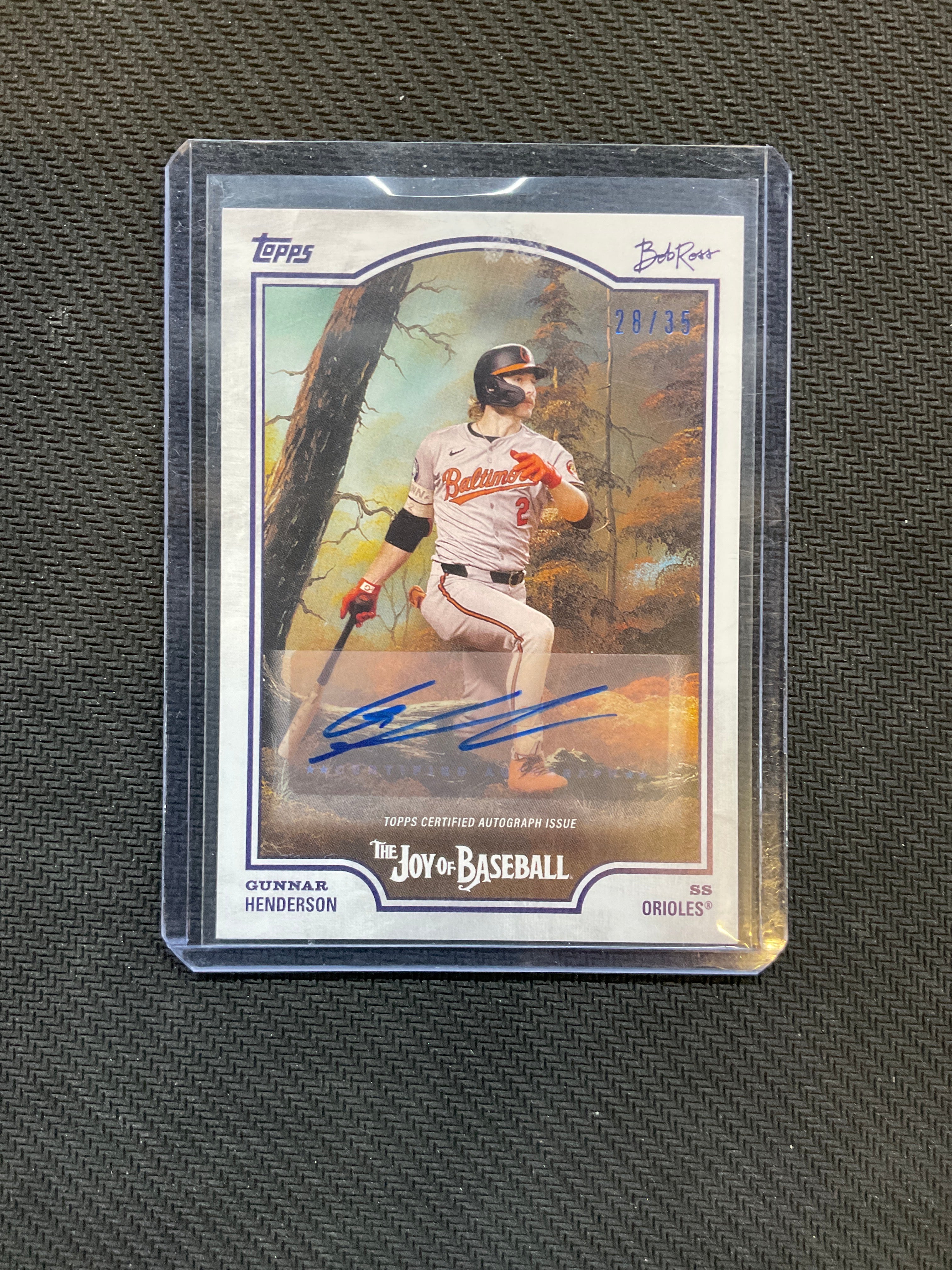 2025 Topps Joy Of Baseball Gunnar Henderson Auto /35 Orioles