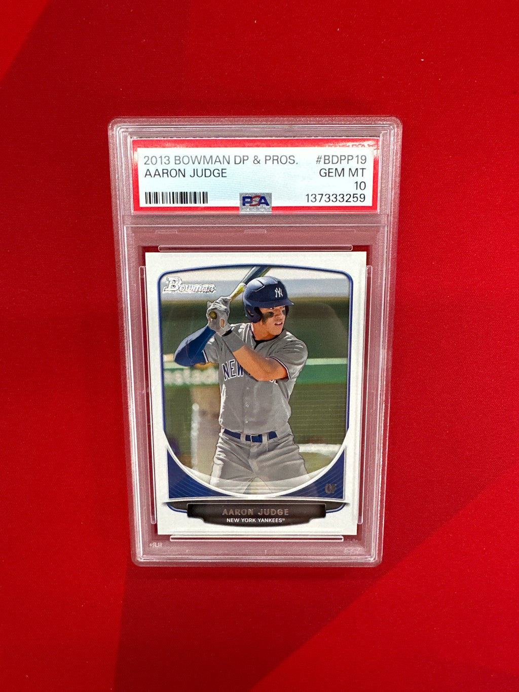 2013 Bowman Draft Aaron Judge Rookie PSA 10 Yankees