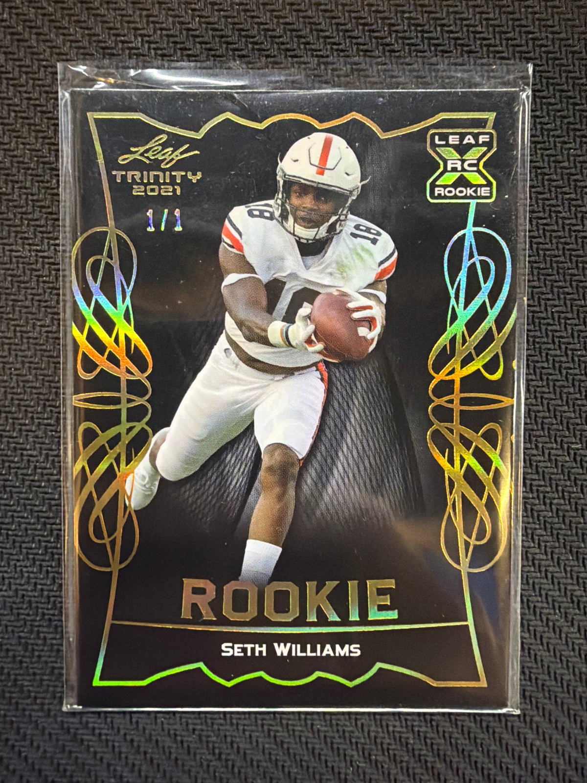 2021 Leaf Trinity Seth Williams Rookie 1/1 Auburn