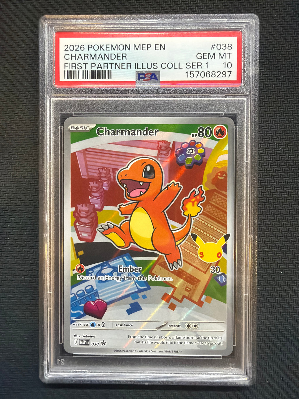 2026 Pokemon First Partner Illustration Collection Series 1 Kanto Sequential PSA 10