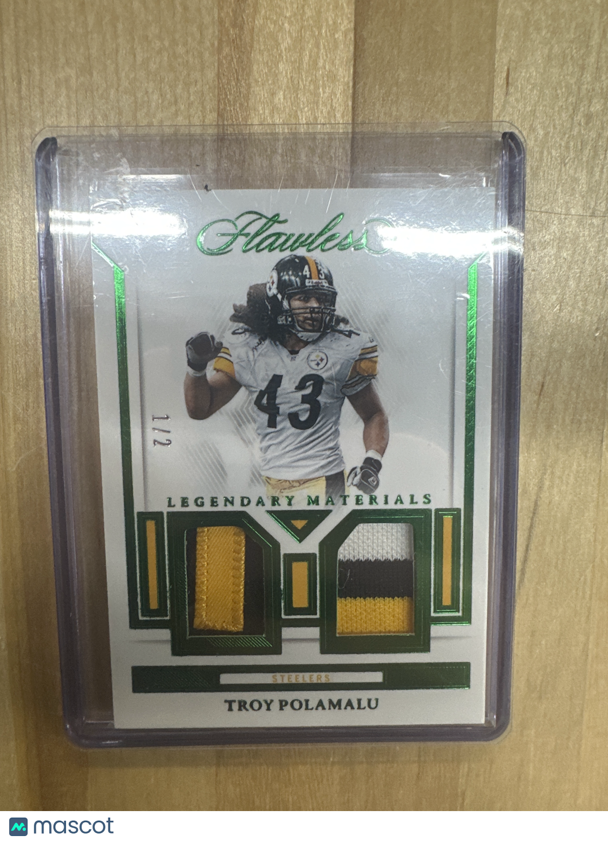 2023 Flawless Troy Polamalu Legendary Materials /2