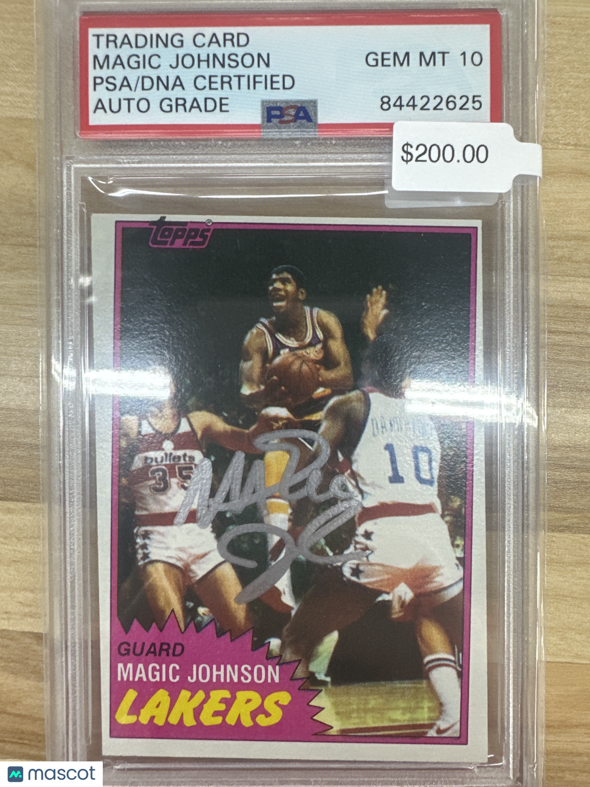 Magic Johnson PSA A