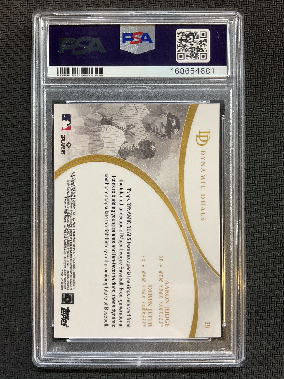 2023 Dynamic Duals #29 Judge/Jeter PSA 10
