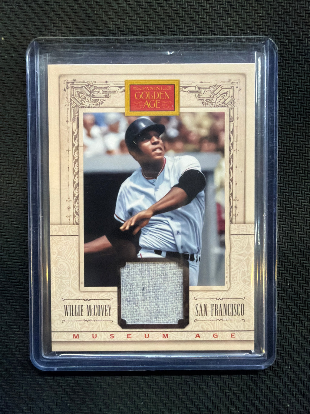 2013 Panini Golden Age Willie McCovey Museum Age Material Giants