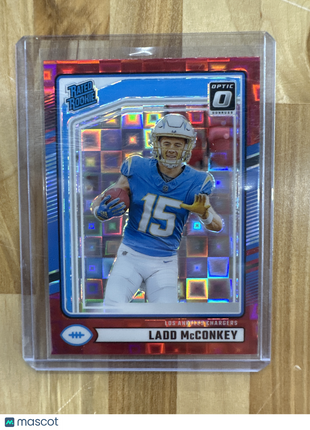 2024 Donruss Optic Ladd McConkey Red Pandora