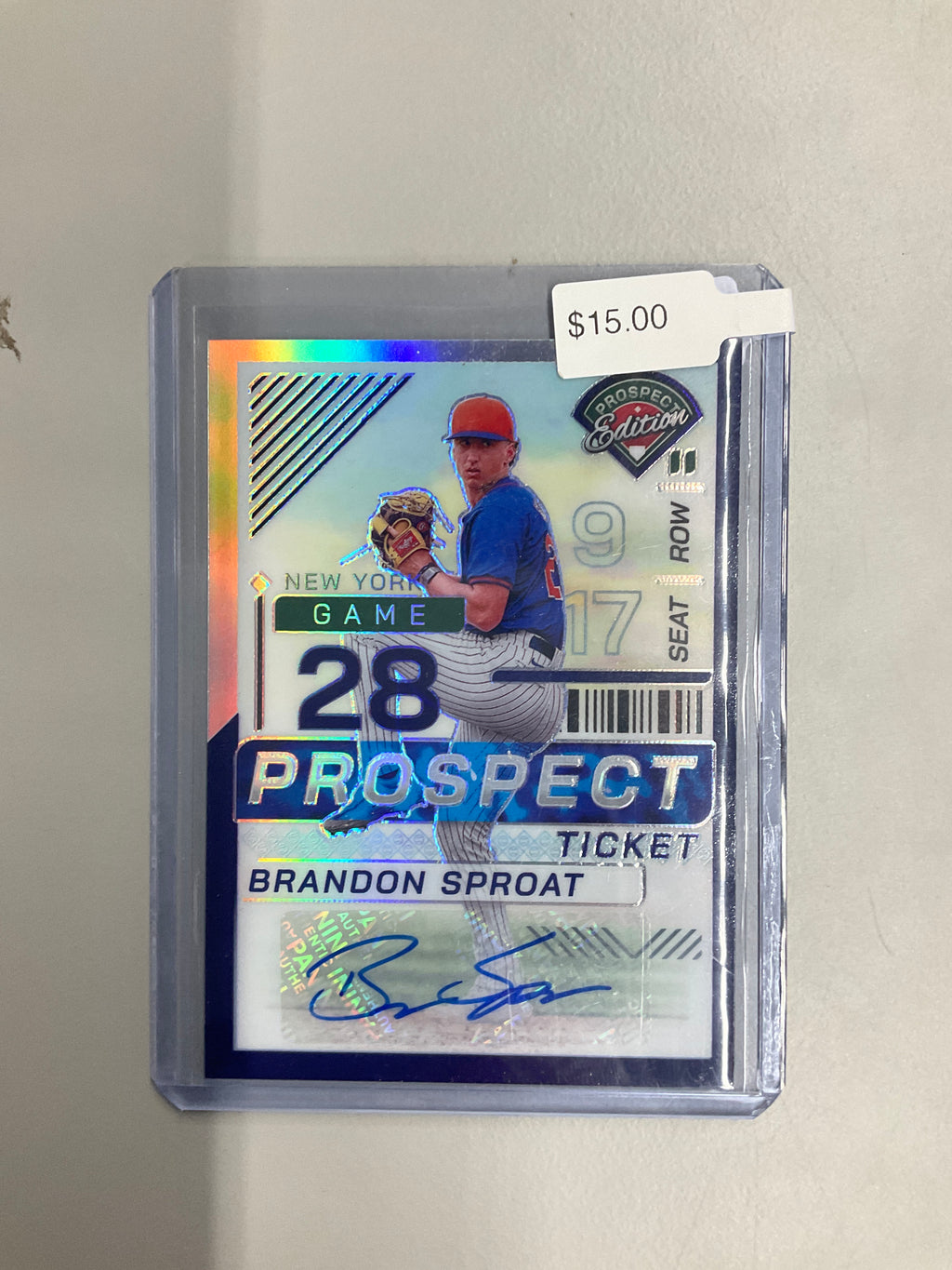 2024 Panini Prospect Brandon Sproat Auto /125