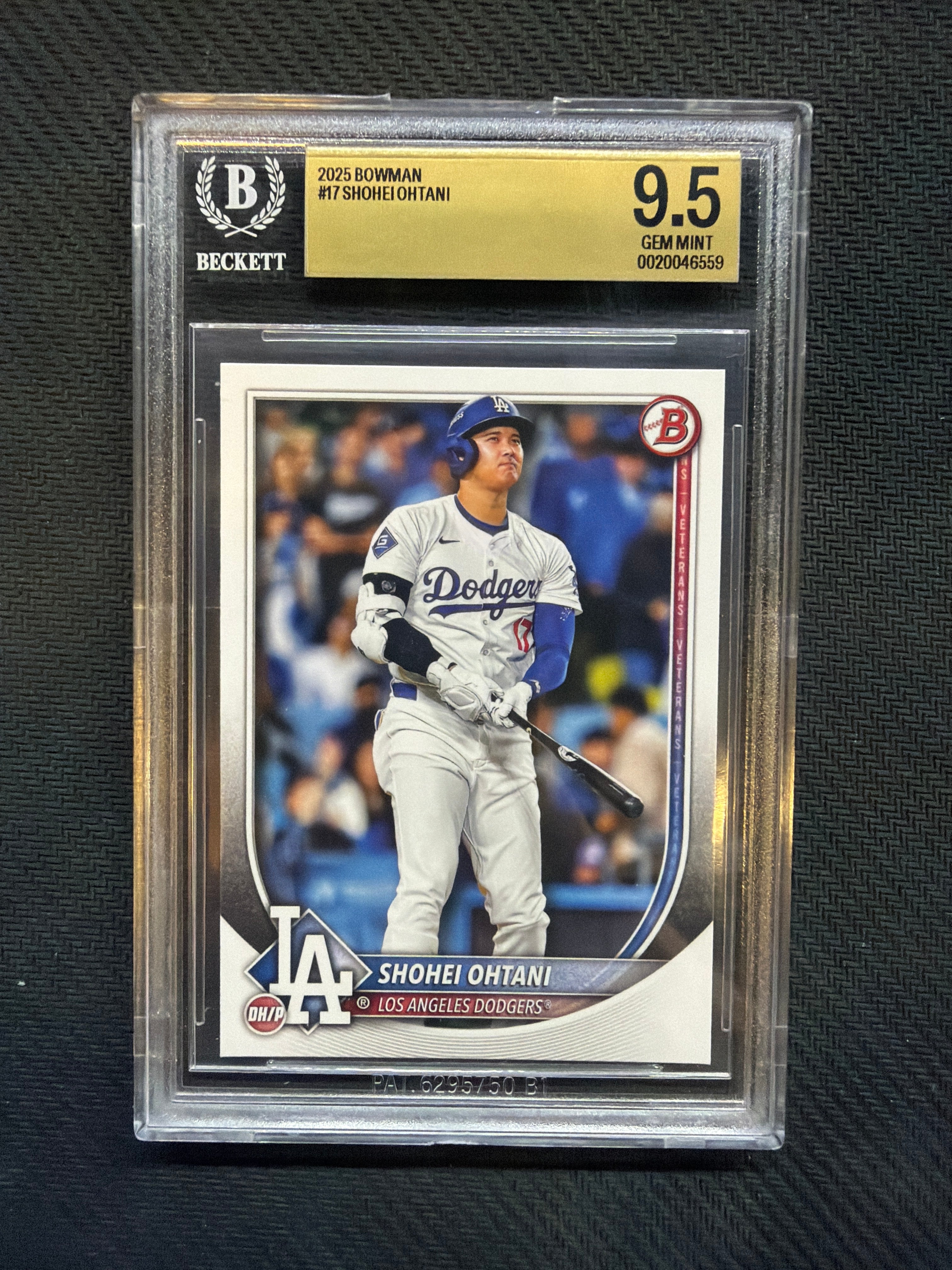 2025 Bowman Shohei Ohtani Paper BGS 9.5 Dodgers 559