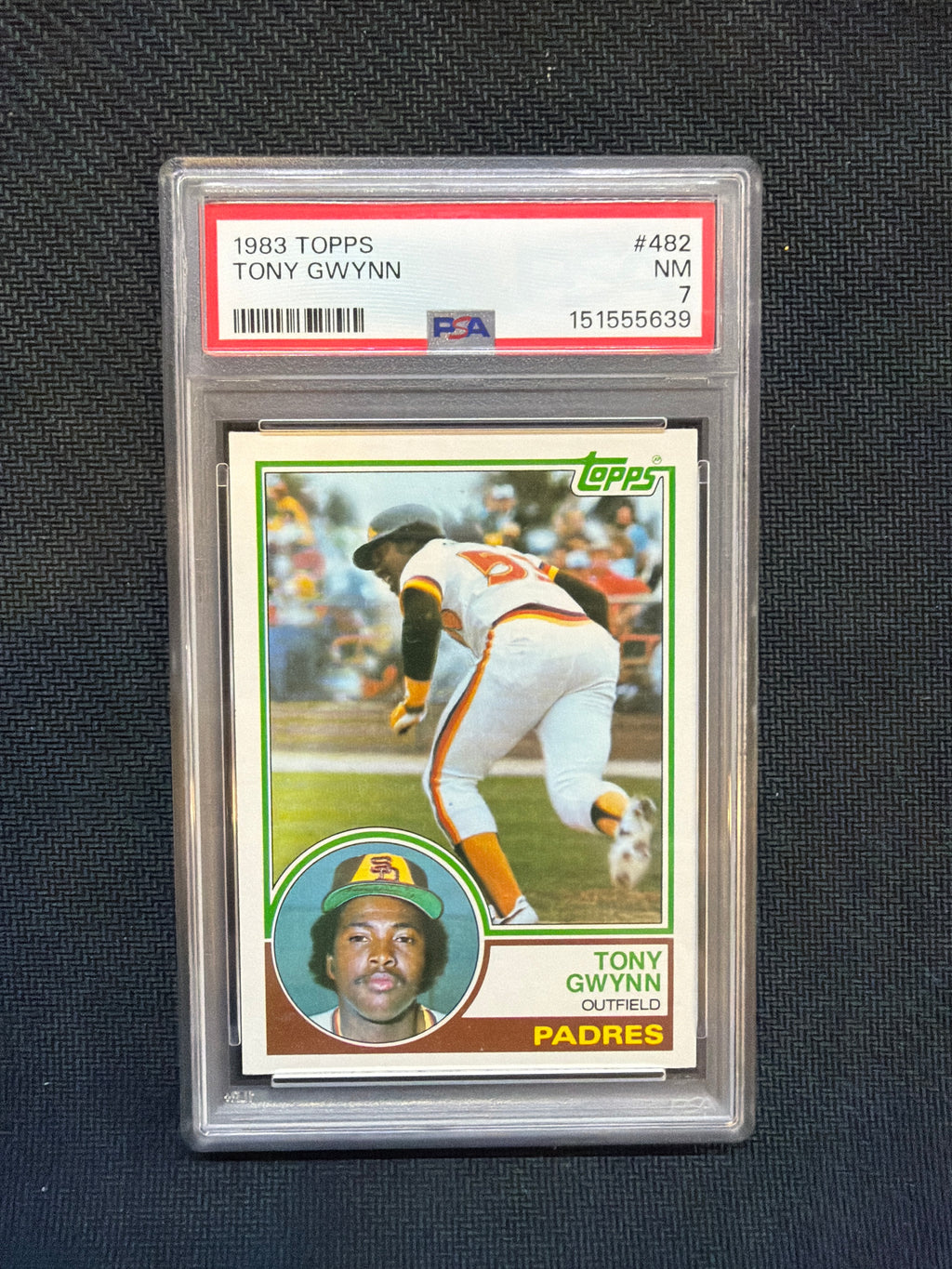 1983 Topps Tony Gwynn #482 PSA 7 639 Rookie