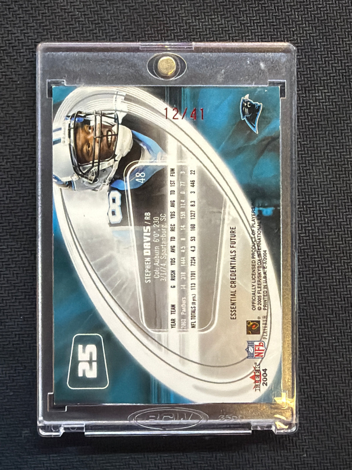 2004 Fleer Skybox Stephen Davis E-X 2004 /41 Red