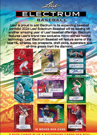 2024 Leaf Electrum Baseball Box