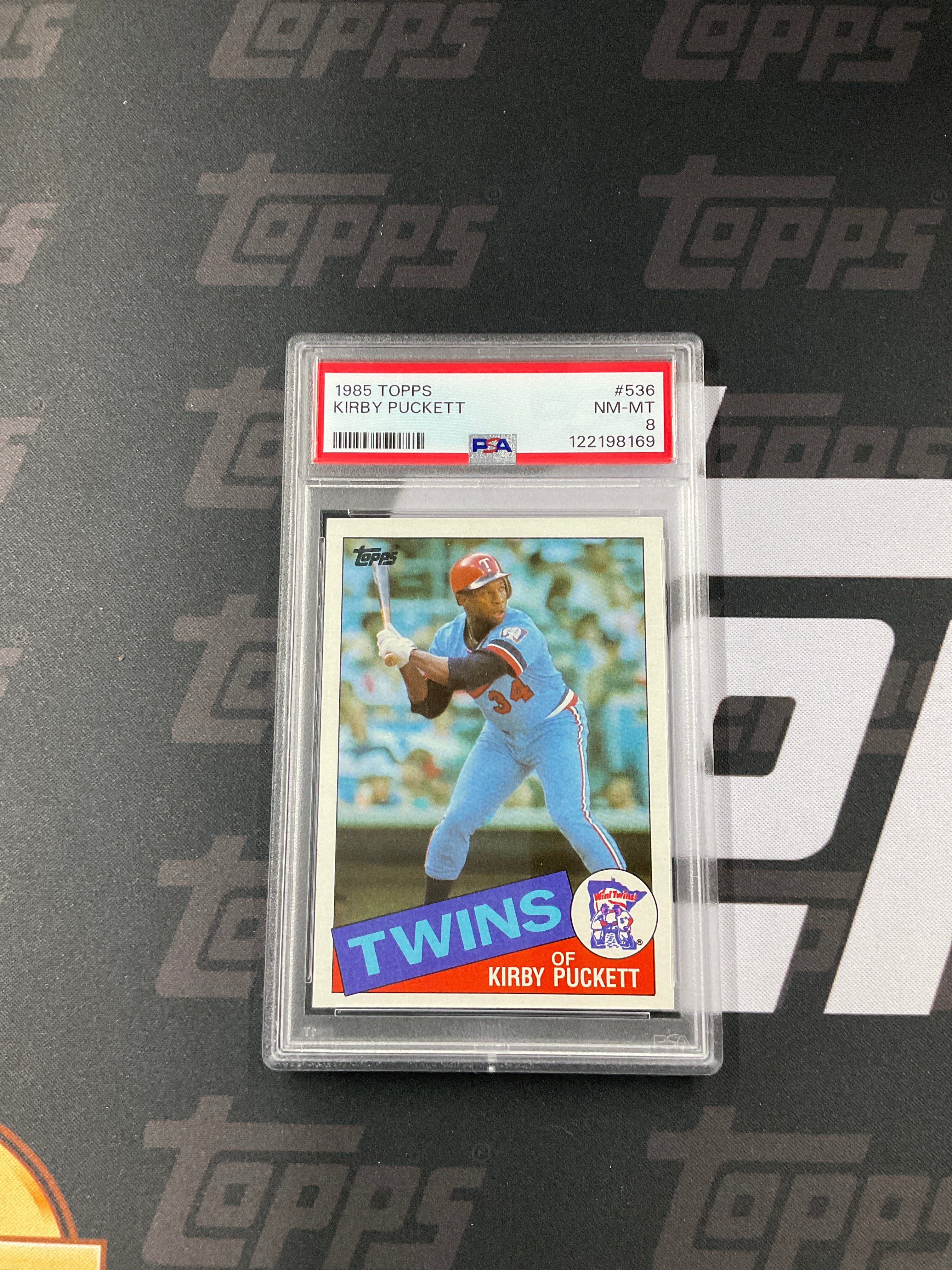 1985 Topps Kirby Puckett #536 PSA 8