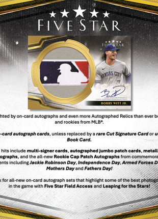 2024 TOPPS FIVE STAR BASEBALL
