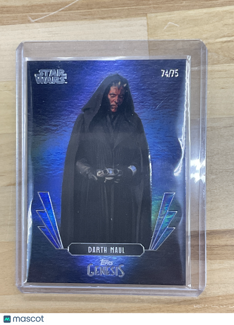 2025 Topps Genesis Darth Maul Blue /75