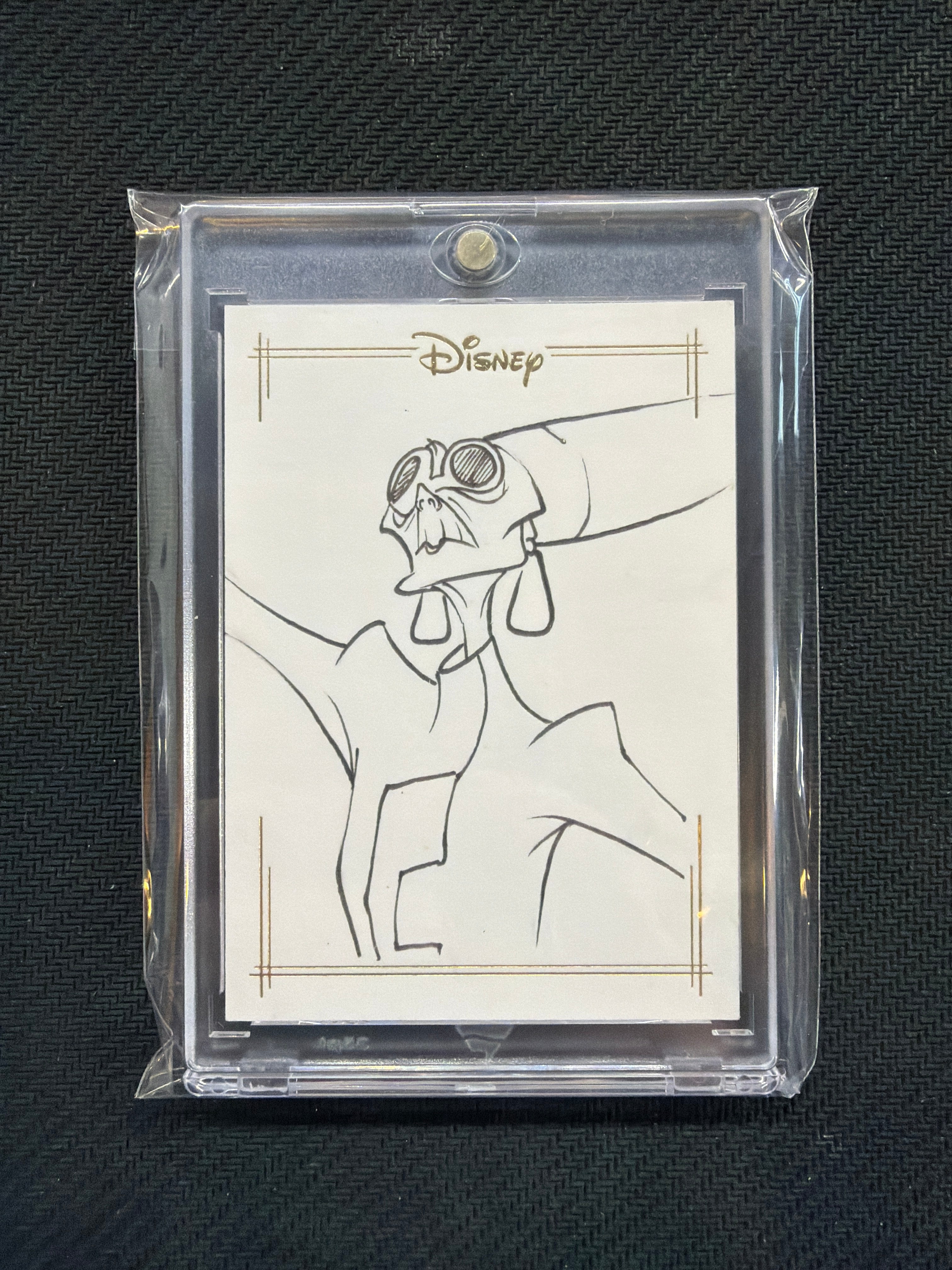 2025 Topps Chrome Disney Yzma Sketch Rachel Jane Art