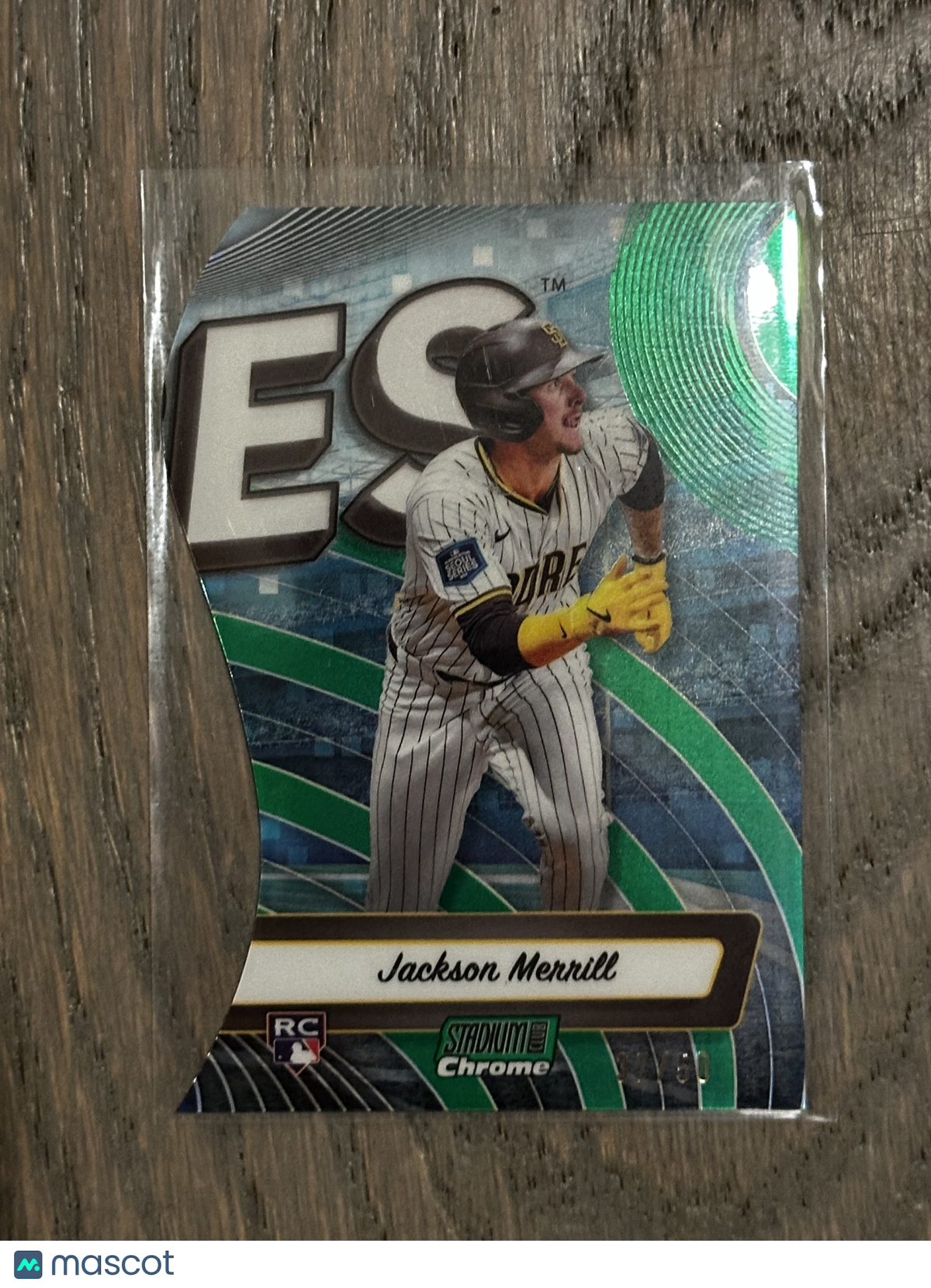 2024 Topps Stadium Club Jackson Merrill Die Cut Green /50 SP