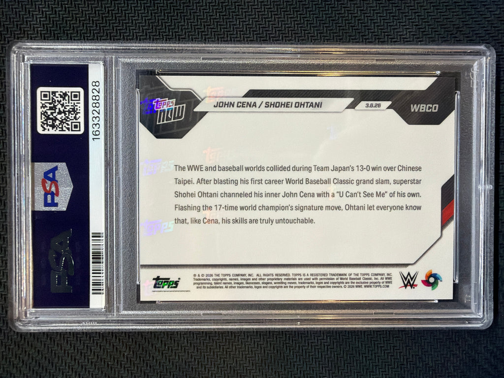 2026 Topps Now WBC Cena/Ohtani #WBCO PSA 10 828