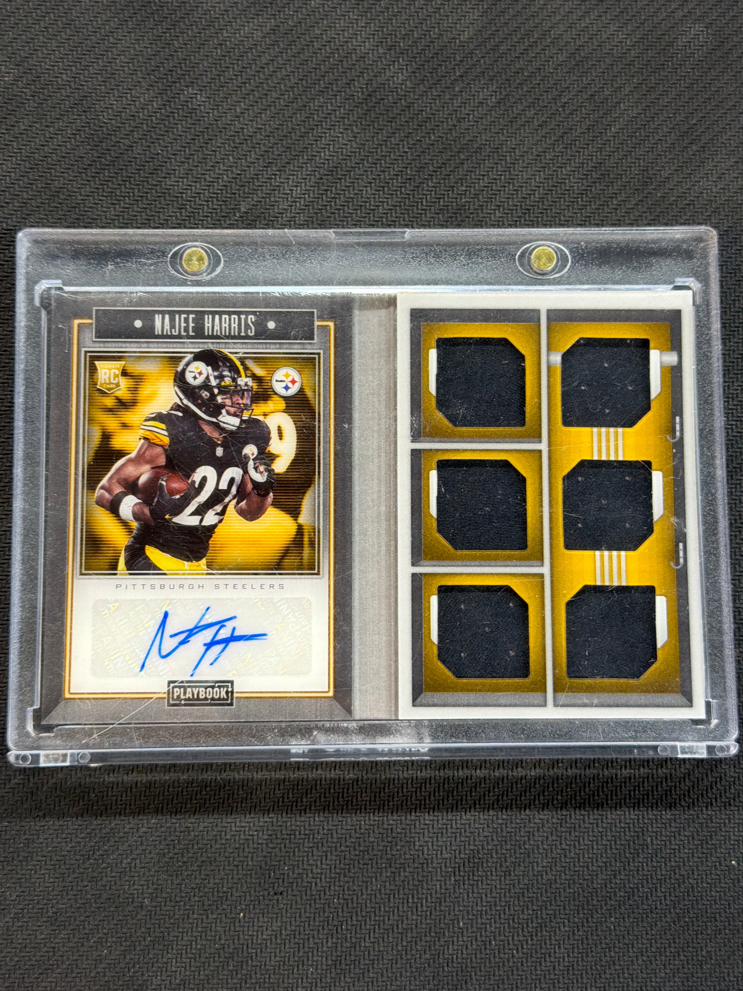 2021 Playbook Najee Harris Booklet Patch Auto /99 Steelers