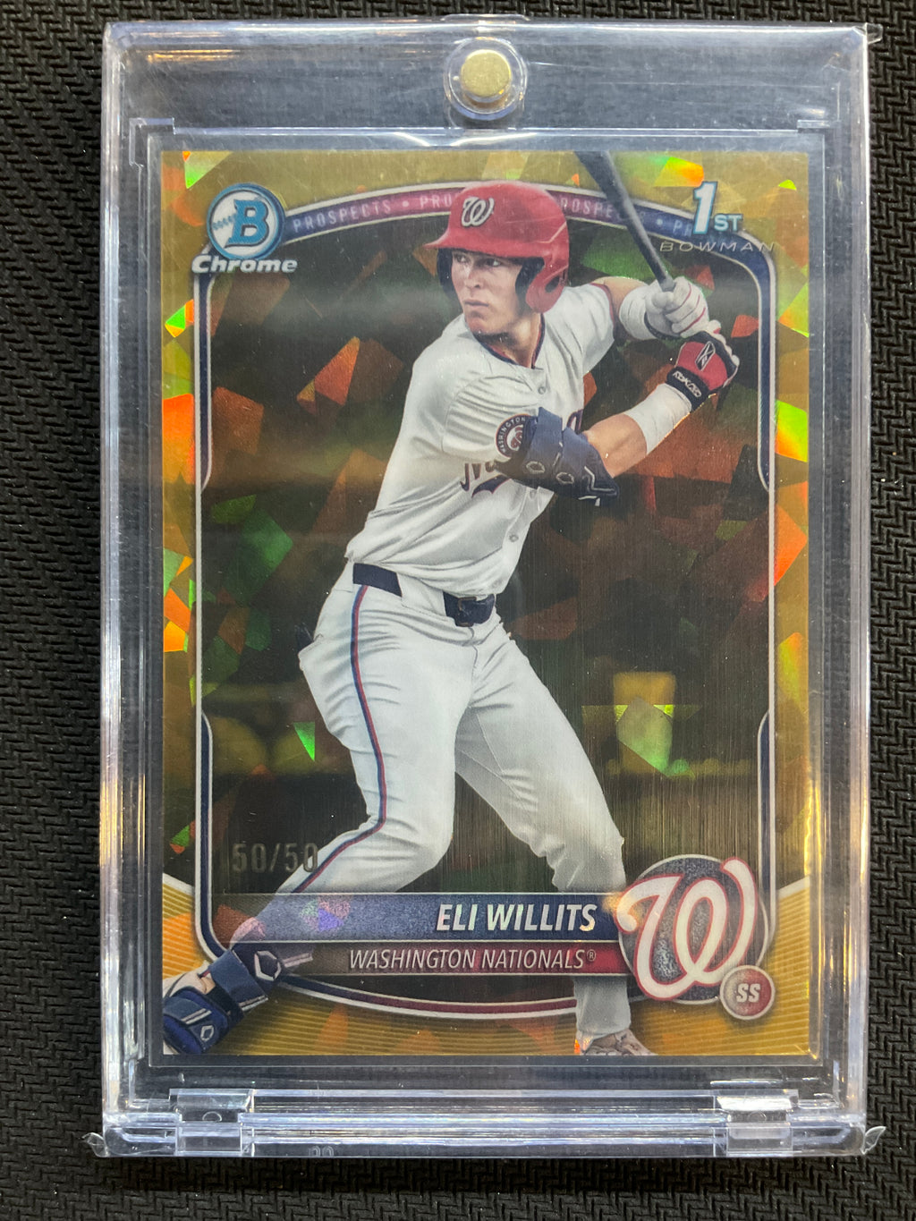 2025 Bowman Draft Sapphire Edition Eli Willits 1st Bowman Gold /50 Nationals