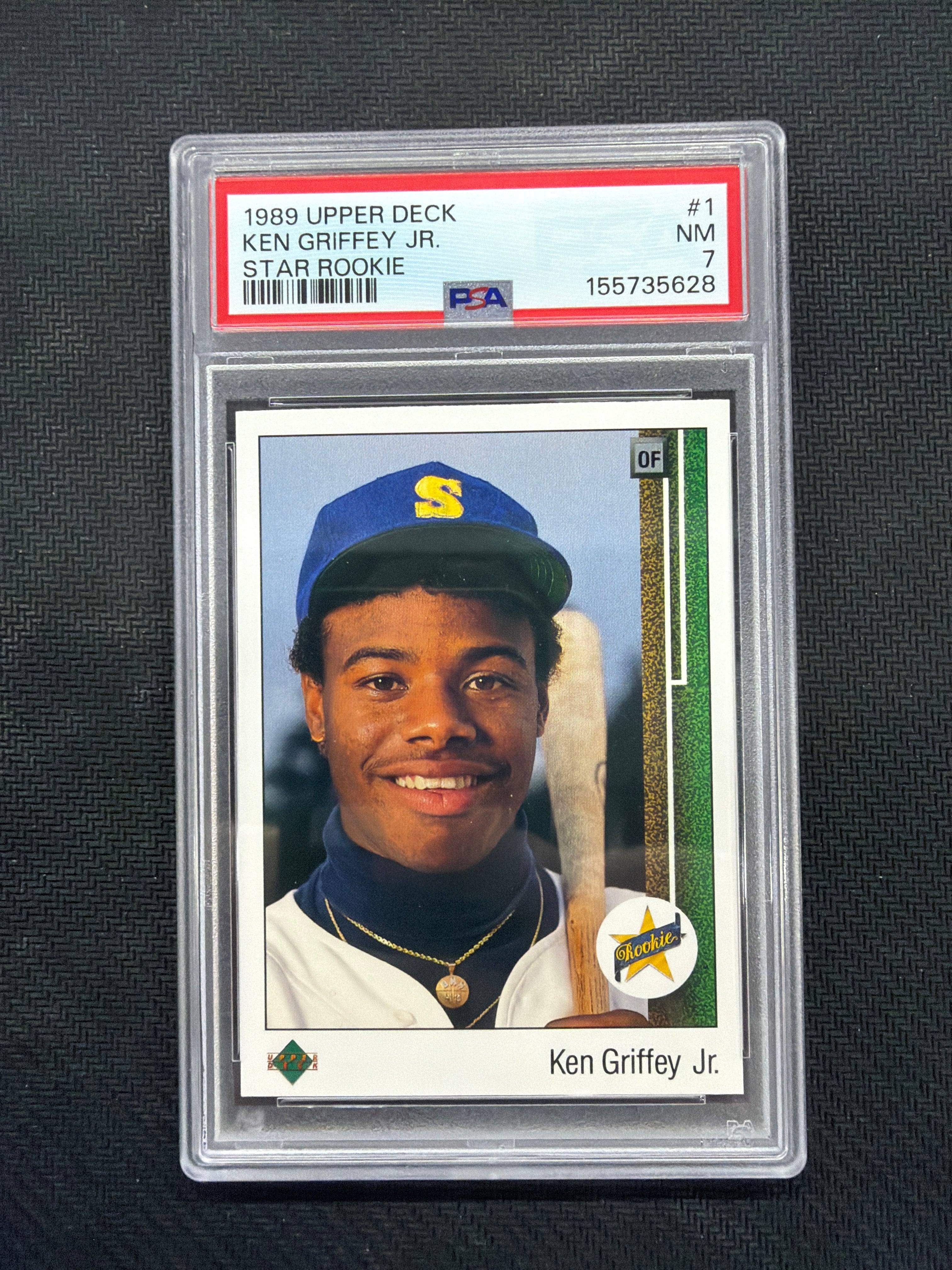1989 Upper Deck Ken Griffey Jr Star Rookie PSA 7 Mariners