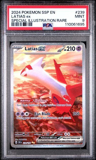 2024 Pokemon Surging Sparks Latias ex 239 PSA 9