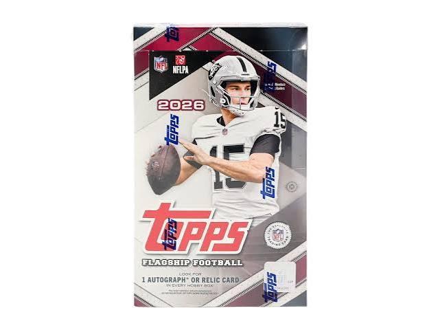 2026 Topps NFL Football Flagship Hobby Box