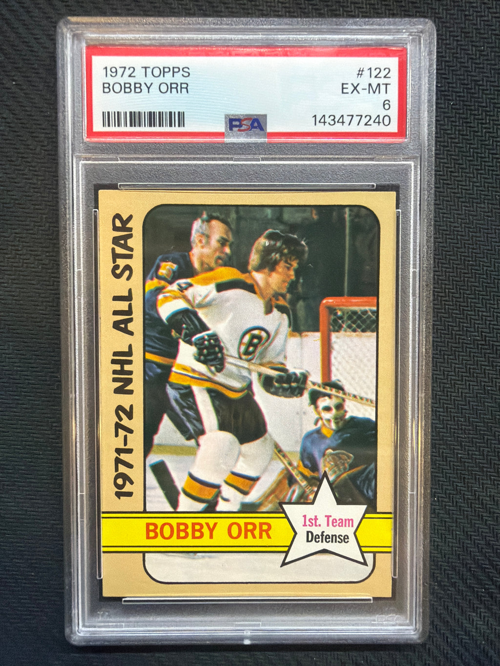 1972 Topps Bobby Orr #122 PSA 6