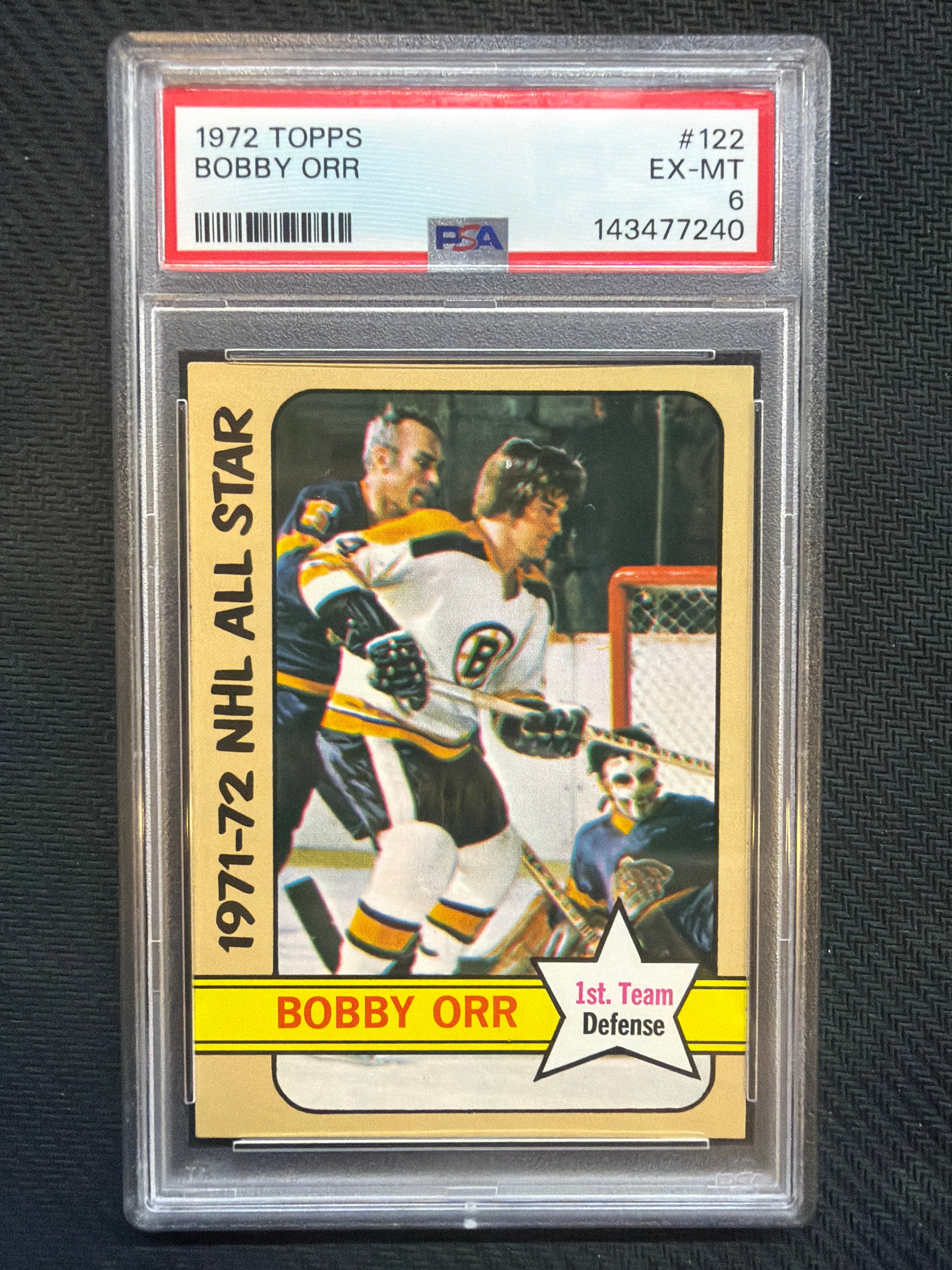1972 Topps Bobby Orr #122 PSA 6