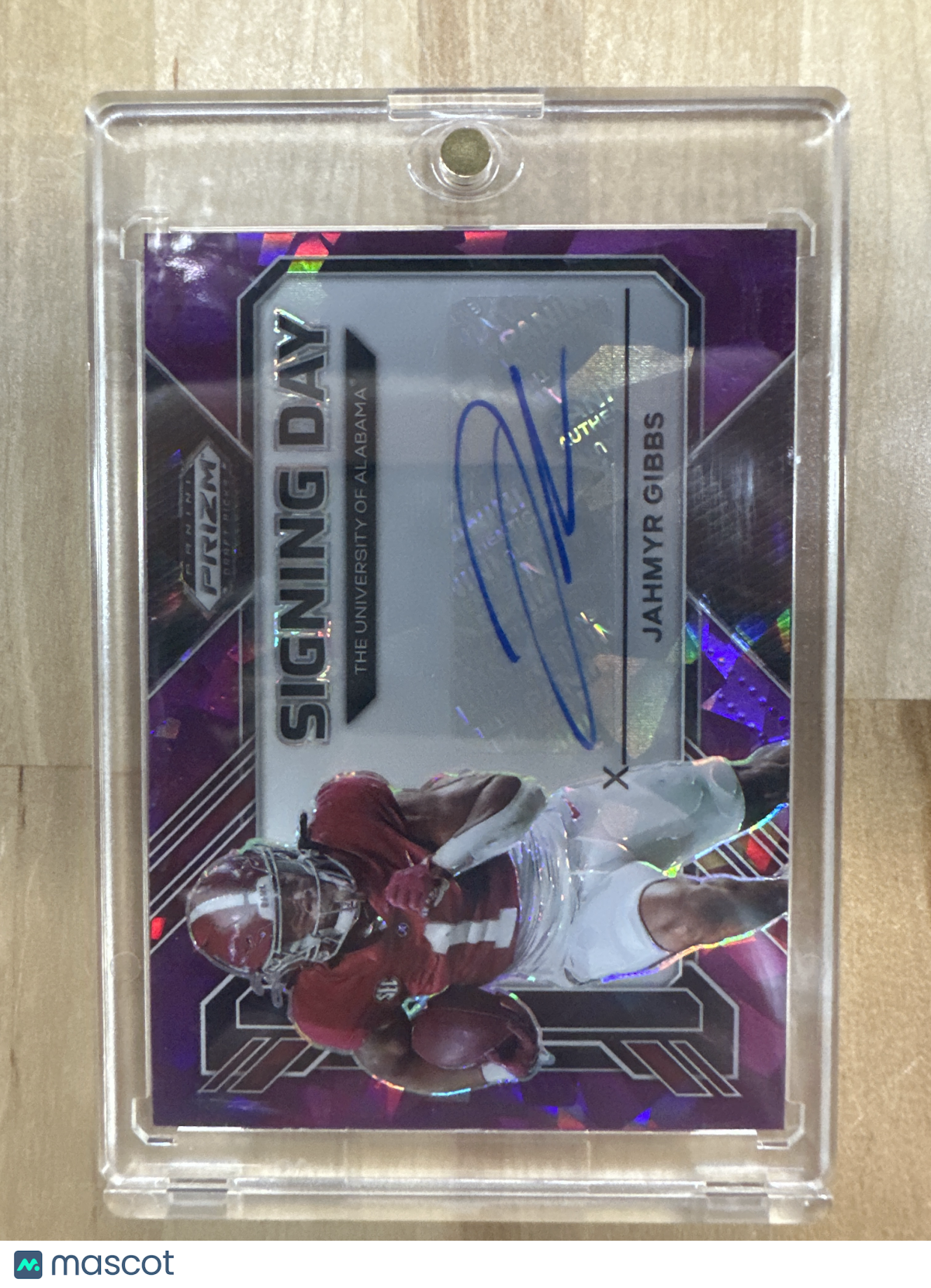 2023 Prizm Draft Jahmyr Gibbs Purple Ice Auto /49