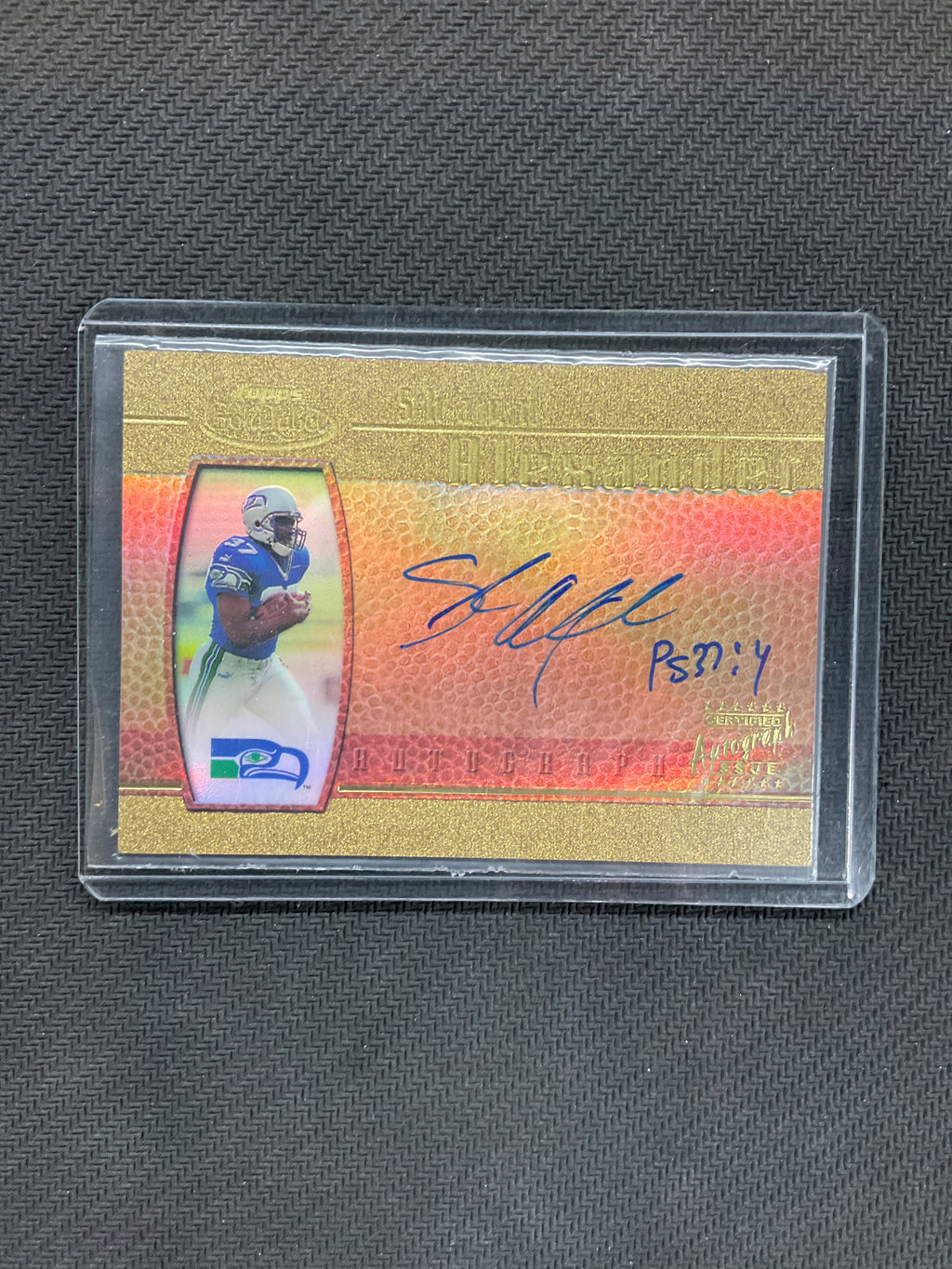 2000 Topps Gold Label Shaun Alexander Rookie Auto Seahawks