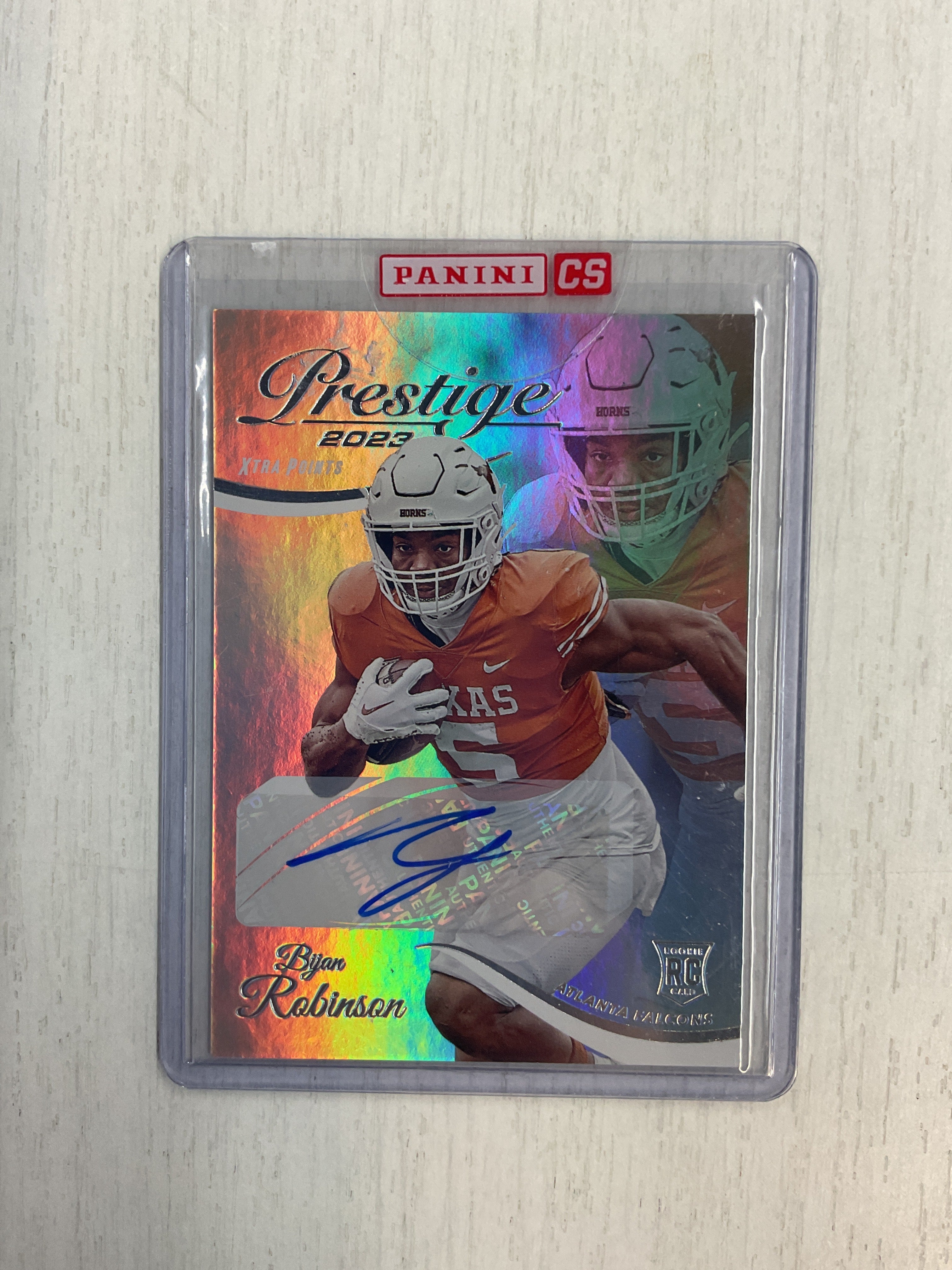 2023 Prestige Bijan Robinson Rookie Auto Texas