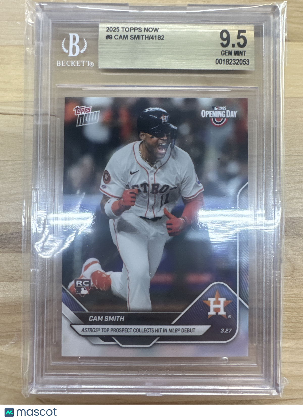 2025 Topps Now #9 Cam Smith BGS 9.5