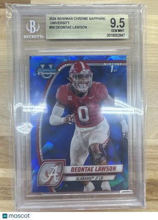 2024 Bowman Chrome University Sapphire Deontae Lawson BGS 9.5