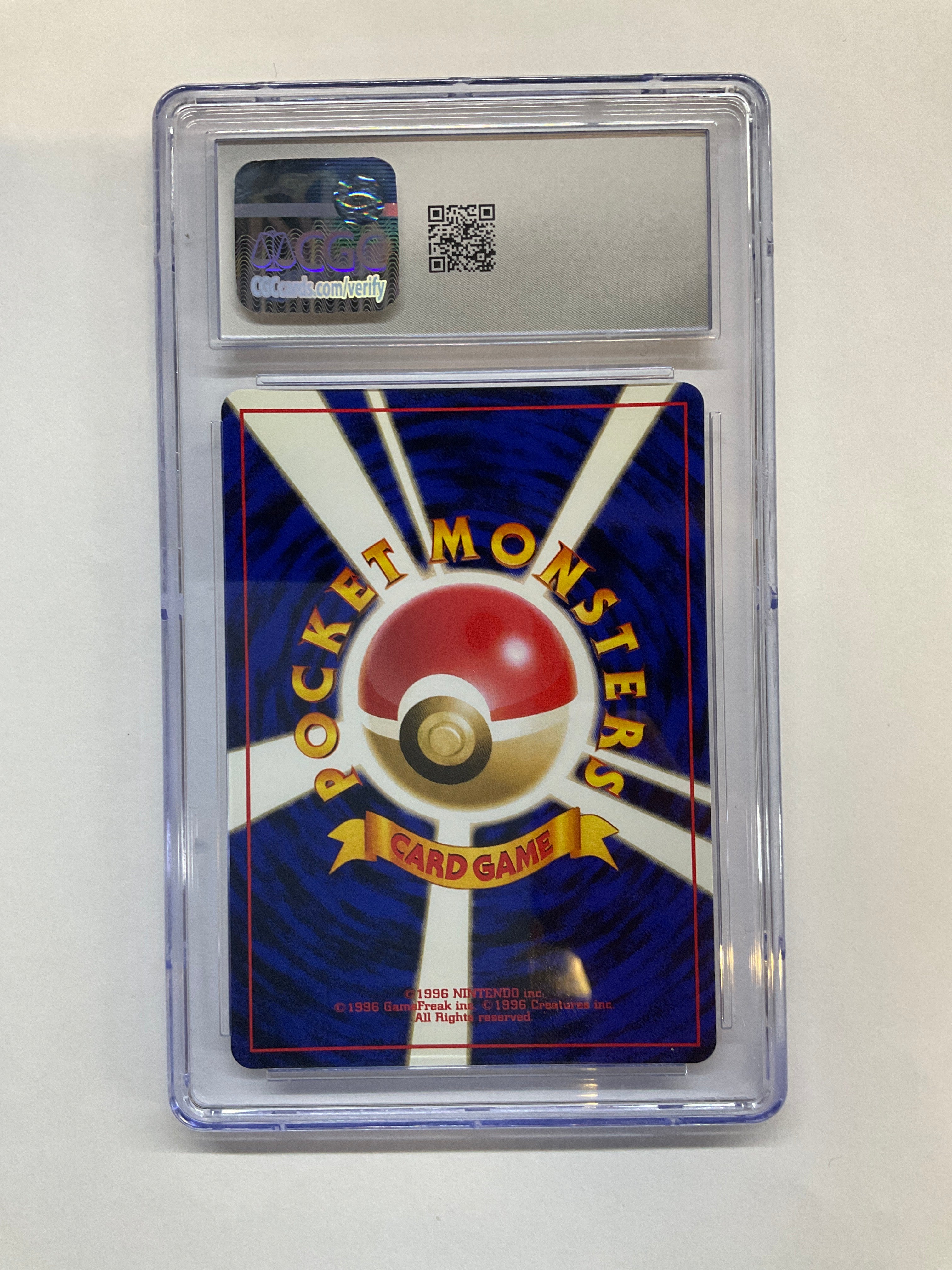 1998 Japanese Pokemon Neo Prem File Typhlosion Holo 157 CGC 10