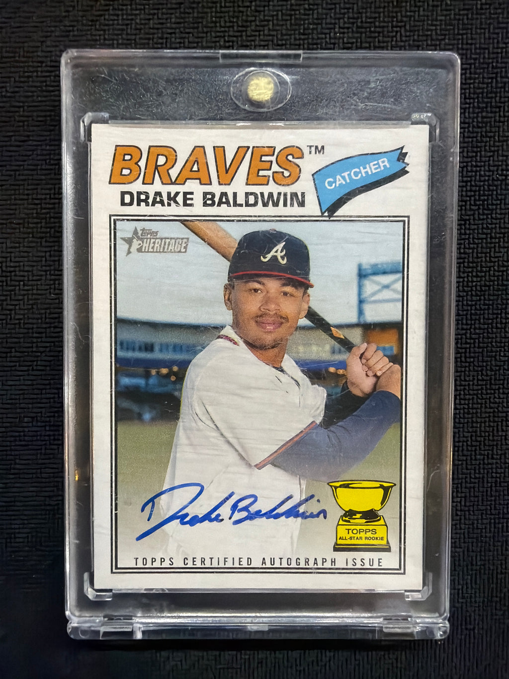 2026 Topps Heritage Drake Baldwin Real One Auto Braves