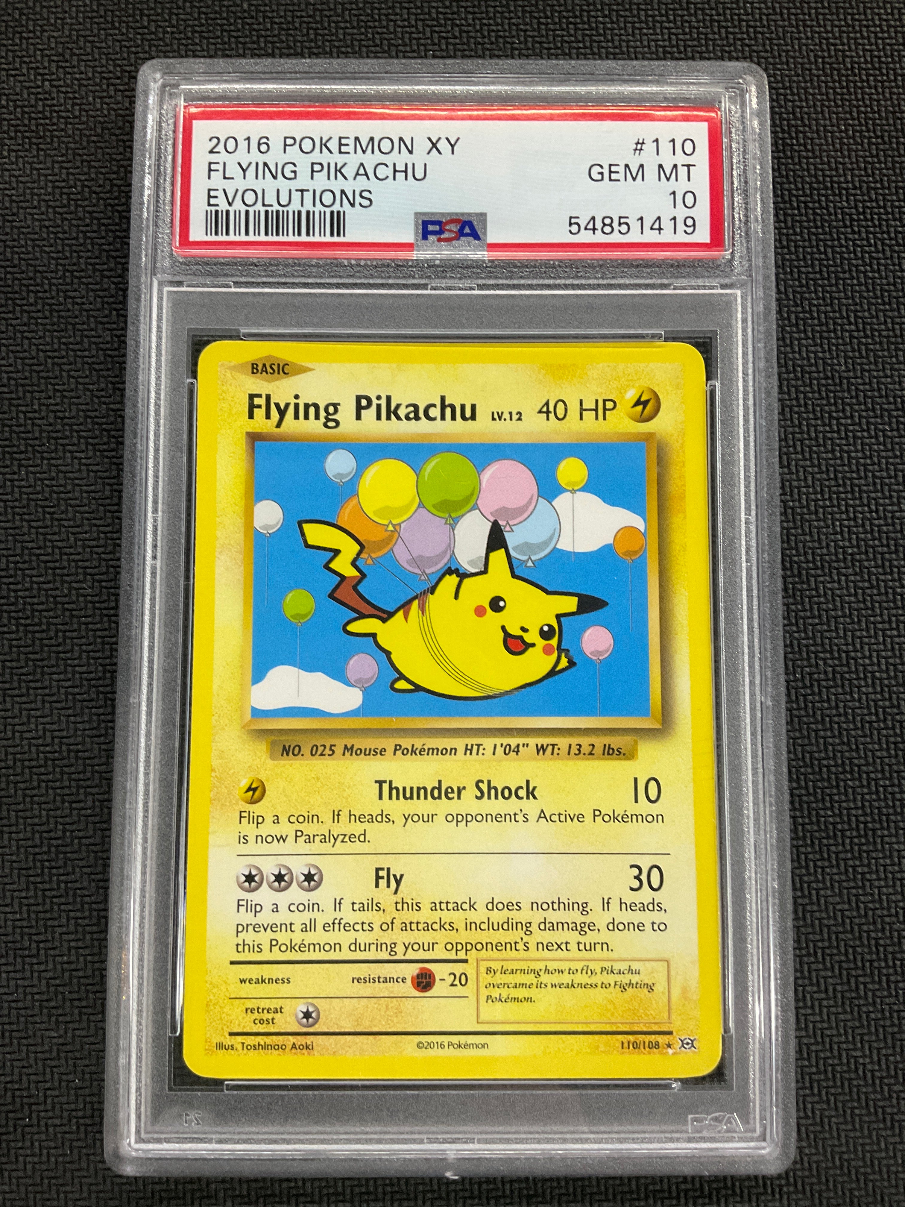 2016 Flying Pikachu 110 PSA 10