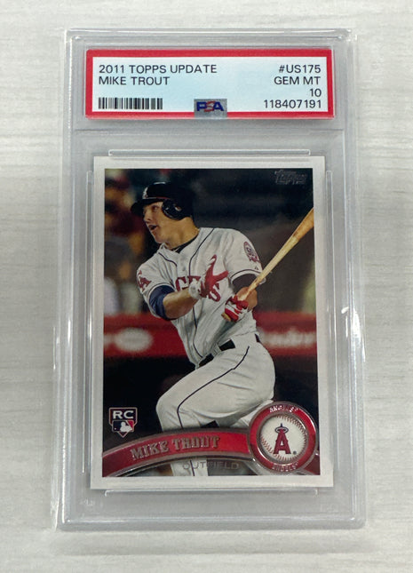 2011 Topps Update Mike Trout PSA 10 #US175