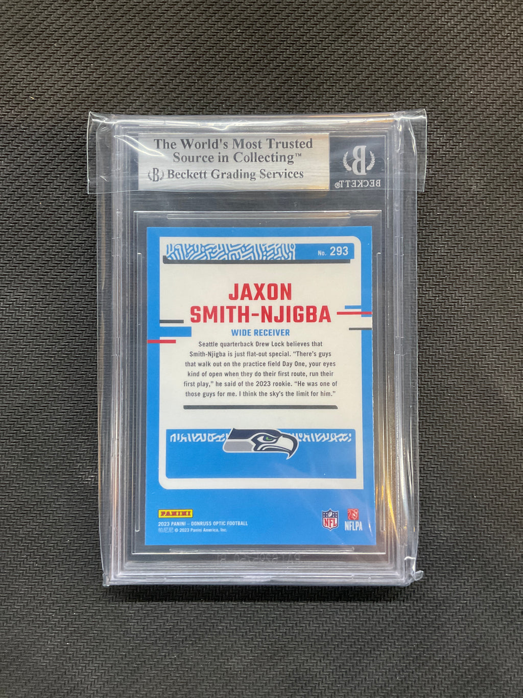 2023 Donruss Optic Jaxon Smith-Nijgba Rookie BGS 9